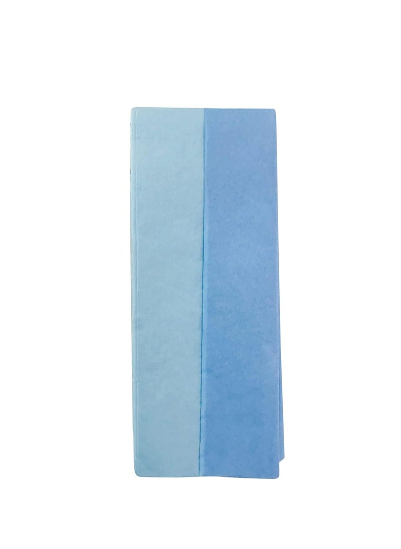 ECO SARRAS Eco Sarras Blue and Light Blue multipurpose gift tissue paper sheets for Valentines day gift hampers gift packaging wedding decoration gift trays birthday decoration 30 Sheets  - Image 5