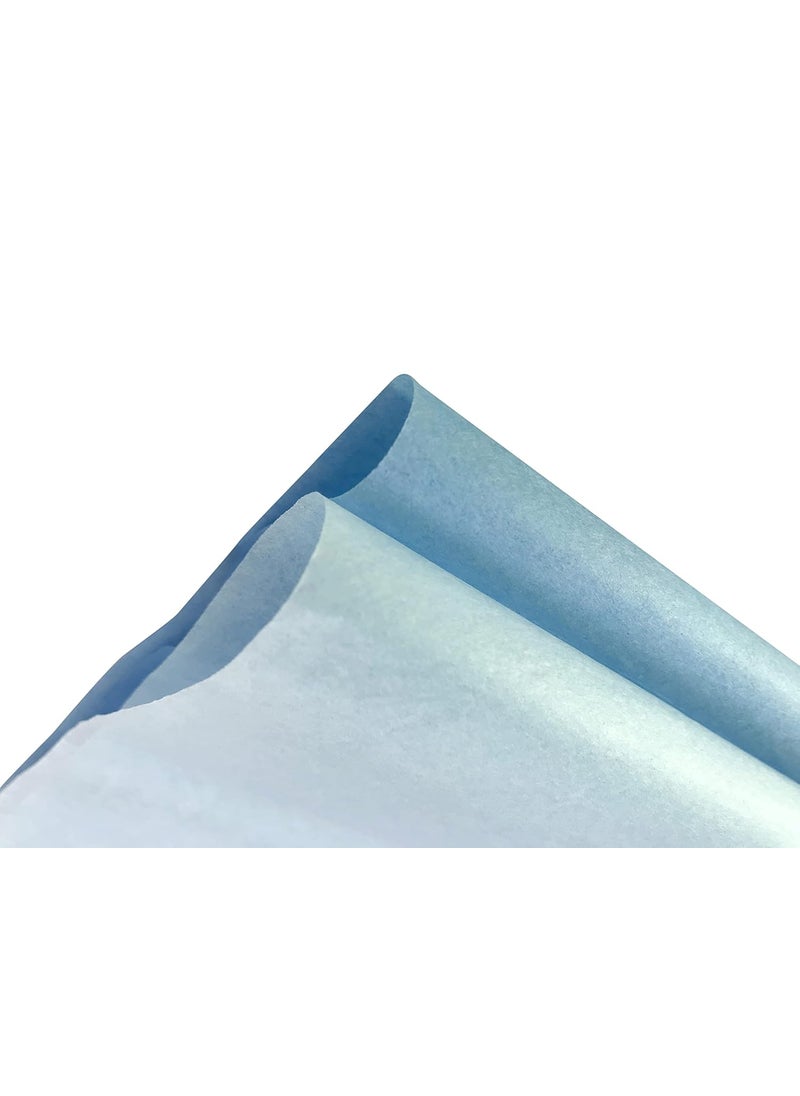 ECO SARRAS Eco Sarras Blue and Light Blue multipurpose gift tissue paper sheets for Valentines day gift hampers gift packaging wedding decoration gift trays birthday decoration 30 Sheets  - Image 4