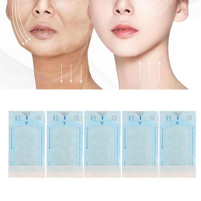 klarako Protein Thread Lifting 5 Pieces Protein Thread Lifting Set Absorbable Soluble Deeply Moisturize Wrinkle Remove Skin Care Protein Thread, Set Face Ready to Use Strips - Image 5