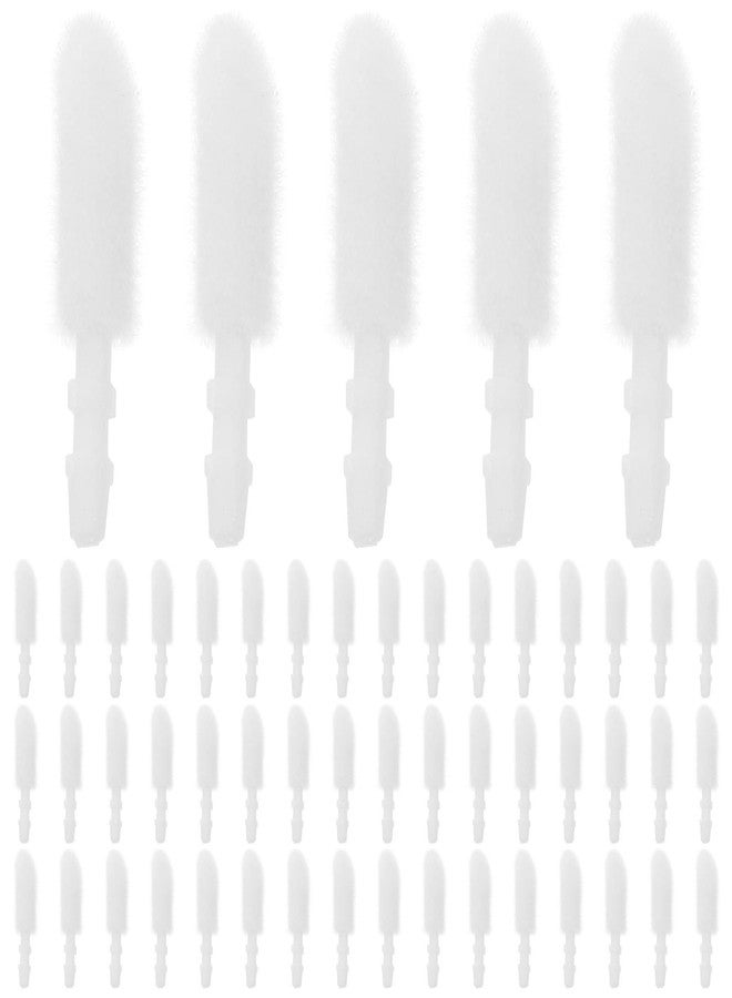 HEALLILY 300Pcs Lip Brush Replacement Head Lip Gloss Lipstick Wands Makeup Eyebrow Replacement Tips for Home - Image 1