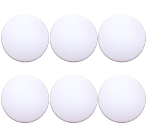 Muzioiernsu Door Stoppers 6 Pcs Door Stops Wall Protector 2 White Silicone Door Bumpers with Strong Thickened Adhesive of Rubber Knob Round Wall Shield Cushion Door Knob Wall ProtectorAntiCollision Pad - Image 1