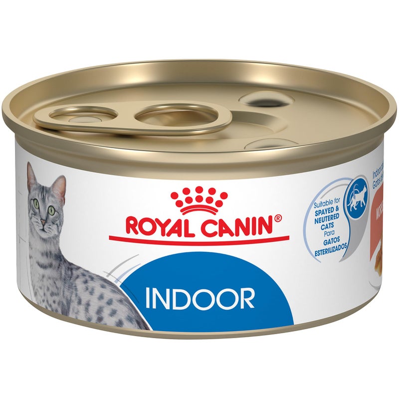 Royal Canin Feline Health Nutrition Indoor Adult Morsels in Gravy Cat Food, 3 oz (Pack of 24) - Image 1