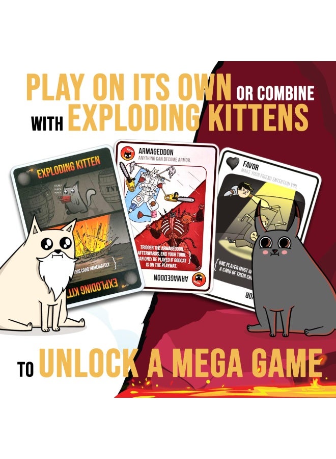 Exploding Kittens Good vs Evil Card Game Party Game for Family & Friends Ages 7+ 2-6 Players Fast Fun Strategy Game - Image 3