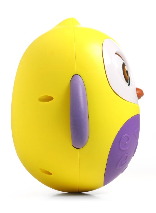 PlayNation Play Nation Roly Poly Penguin, Hand Eye Coordination, Delightful Gift Choice, Engaging Activity, 0 Month+, 11.9 x 11.3 x 12.6 cm - Yellow And Purple - Image 4