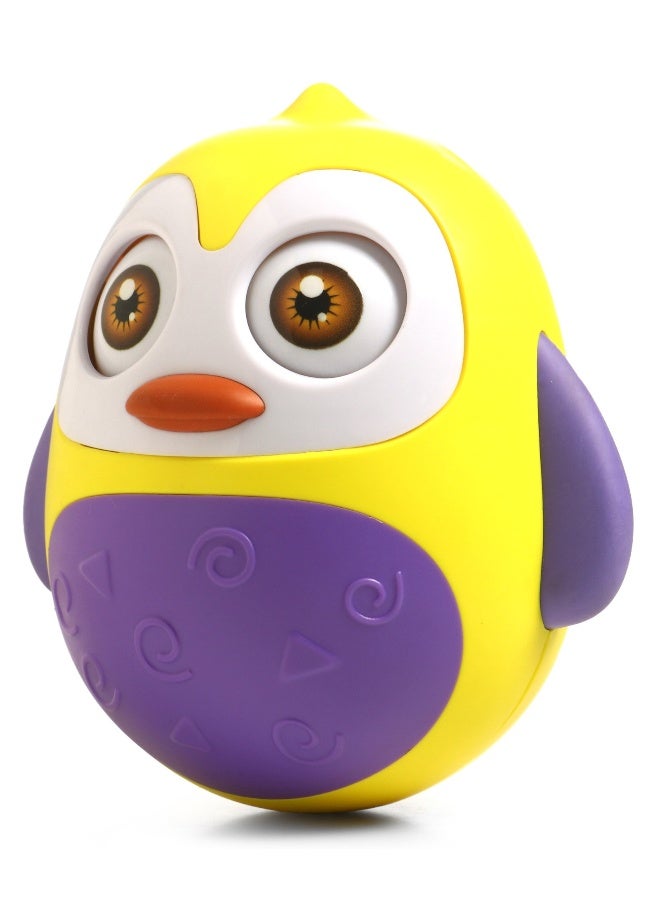 PlayNation Play Nation Roly Poly Penguin, Hand Eye Coordination, Delightful Gift Choice, Engaging Activity, 0 Month+, 11.9 x 11.3 x 12.6 cm - Yellow And Purple - Image 3