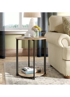 Tall and Floor Shelf End Table 60x53x53