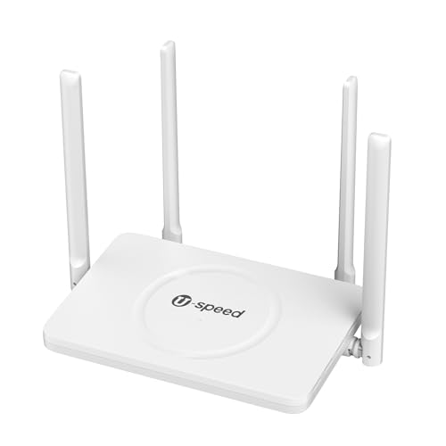 U-SPEED AC1200 WiFi Router Dual Band Wireless Internet Router, Wireless Speed Up to 1.2 Gbps, Gigabit Ethernet Ports, Support Bridge/Repeater Mode, Guest Network, IPV6, EasyMesh, Parental Controls - Image 1