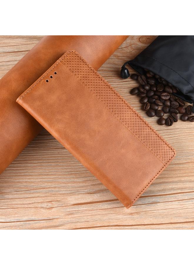 erorex Case For TCL 50 LE Magnetic Buckle Retro Texture Leather Phone Case  - Image 2