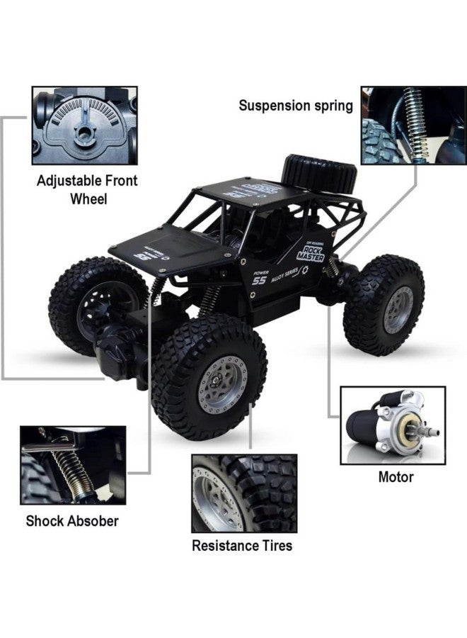 Galaxy Hi-Tech Rock Crawler Car Remote Control 5 Function High Speed 1:18 Rc Car Toys for Boys 2Wd Off Road Vehicle Toy Cars for Kids Monster Truck Car Climbing Car Toy for Kids【Colors as Per Stock】 - Image 5