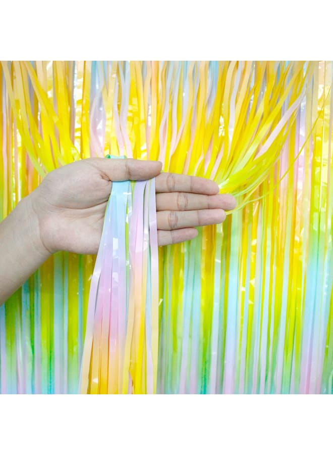 🍸🍷ديكورات الحفلات الأكثر ملاءمة لنذهب للاحتفال 🎉🎉هذه الستارة ذات الشراشيب من الرقائق المعدنية عصرية ومناسبة تمامًا لأي ديكور حفلة ذات طابع خاص، ستضفي ستائرنا ذات الشراشيب المعدنية الرائعة على الحفلة لمسة مميزة لحفلتك وتجعلها أكثر جمالًا وتخلق أيضًا جوًا عصريًا للغاية. مثالية أيضًا كخلفية للصور مما يخلق المزيد من المرح للحفلة! اترك حفلة لا تُنسى مع أصدقائك والتقط أيضًا العديد من الصور مع أصدقائك للذكرى. مواصفات المنتج: - الاسم: ستارة خلفية - المادة الرئيسية: بلاستيك - اللون: متعدد الألوان - الوزن: 118.5 جم سوف تحصل على: - 2 × خدمة ستائر بهرج متعددة الألوان: إذا كانت لديك أي أفكار حول منتجاتنا، فاتصل بنا عبر البريد الإلكتروني، وسوف نقوم بالرد عليك في غضون 24 ساعة. - Image 1