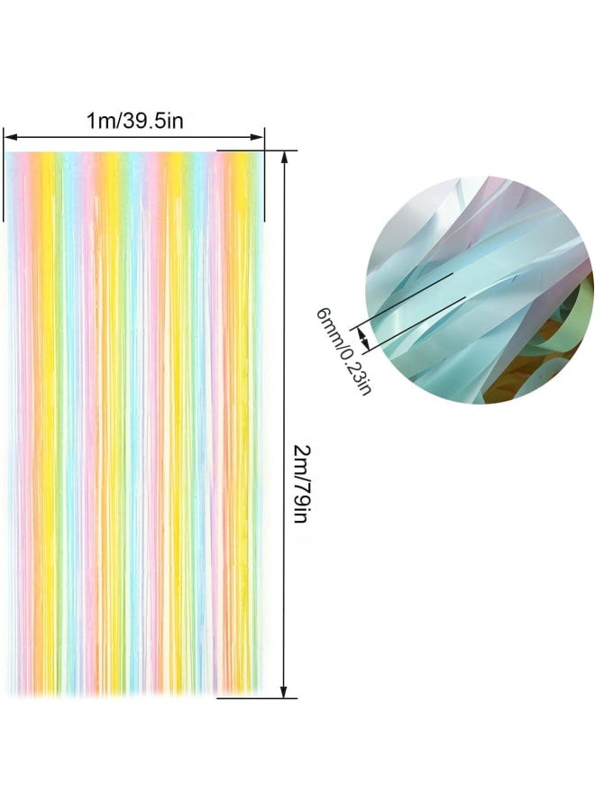 🍸🍷ديكورات الحفلات الأكثر ملاءمة لنذهب للاحتفال 🎉🎉هذه الستارة ذات الشراشيب من الرقائق المعدنية عصرية ومناسبة تمامًا لأي ديكور حفلة ذات طابع خاص، ستضفي ستائرنا ذات الشراشيب المعدنية الرائعة على الحفلة لمسة مميزة لحفلتك وتجعلها أكثر جمالًا وتخلق أيضًا جوًا عصريًا للغاية. مثالية أيضًا كخلفية للصور مما يخلق المزيد من المرح للحفلة! اترك حفلة لا تُنسى مع أصدقائك والتقط أيضًا العديد من الصور مع أصدقائك للذكرى. مواصفات المنتج: - الاسم: ستارة خلفية - المادة الرئيسية: بلاستيك - اللون: متعدد الألوان - الوزن: 118.5 جم سوف تحصل على: - 2 × خدمة ستائر بهرج متعددة الألوان: إذا كانت لديك أي أفكار حول منتجاتنا، فاتصل بنا عبر البريد الإلكتروني، وسوف نقوم بالرد عليك في غضون 24 ساعة. - Image 2