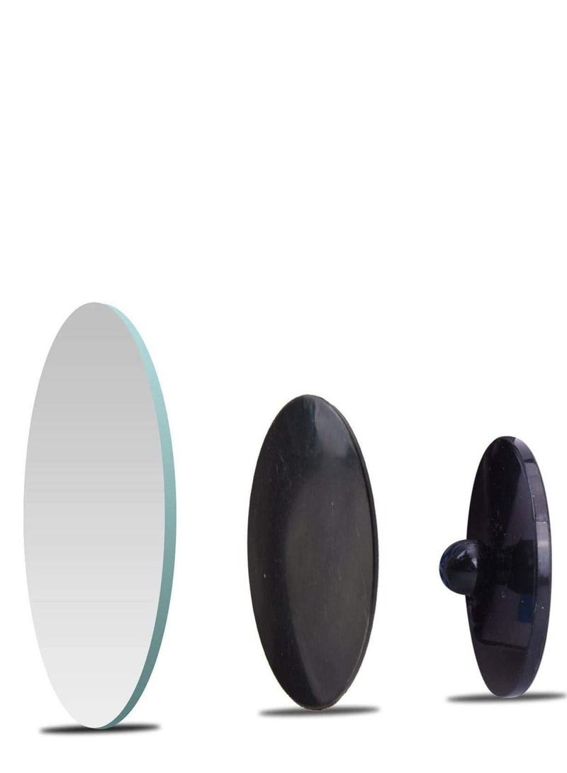 althiqahkey Blind Spot Mirror for Cars Show Top Car Side Mirror Blind Spot Adjustable Front/Rear View Wide Angle Mirror Rear View Mirror Stick on Design Left+Right B  - Image 4