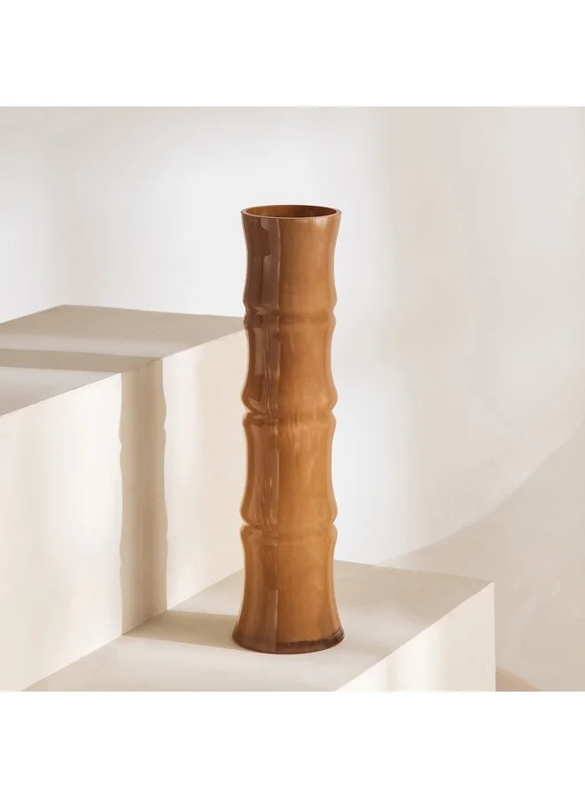Home Box Lemont Texture Glass Vase 10 x 10 x 40 cm