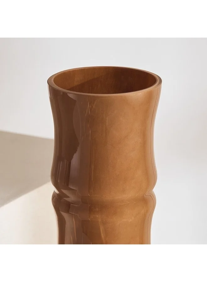 Home Box Lemont Texture Glass Vase 10 x 10 x 40 cm
