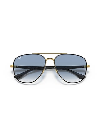 Unisex Ray Ban Unisex Square  Sunglasses - Rb3683 - Lense Size:56Mm - Black On Arista - view 5