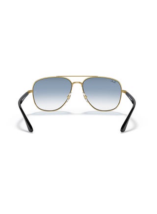 Unisex Ray Ban Unisex Square  Sunglasses - Rb3683 - Lense Size:56Mm - Black On Arista - view 4