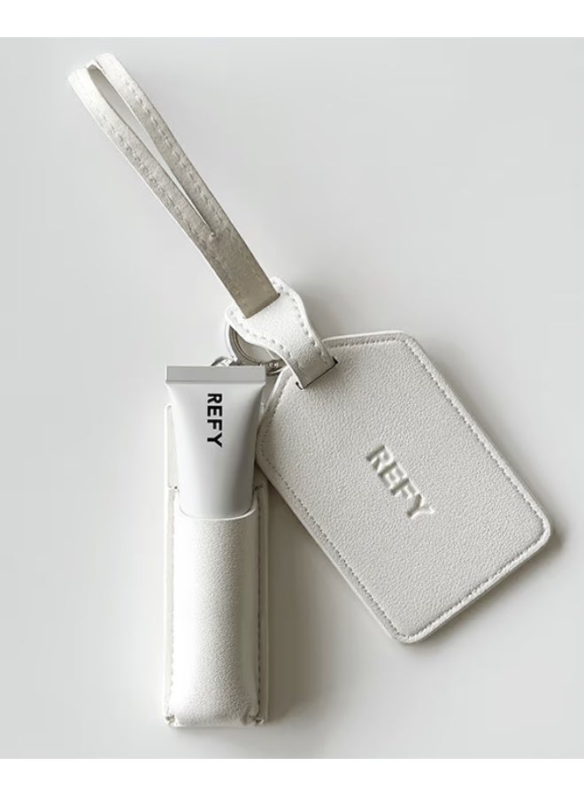 ريفي REFY ملمّع شفاه عالي اللمعان لون Topaz + ترطيب يشبه البلسم + ميدالية مفتاح بمرآة أنيقة - Image 1