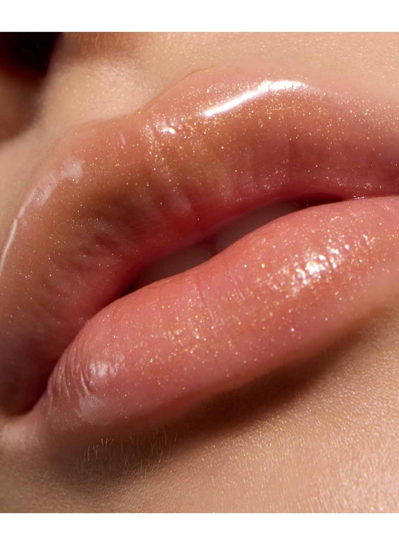 ريفي REFY ملمّع شفاه عالي اللمعان لون Topaz + ترطيب يشبه البلسم + ميدالية مفتاح بمرآة أنيقة - Image 3