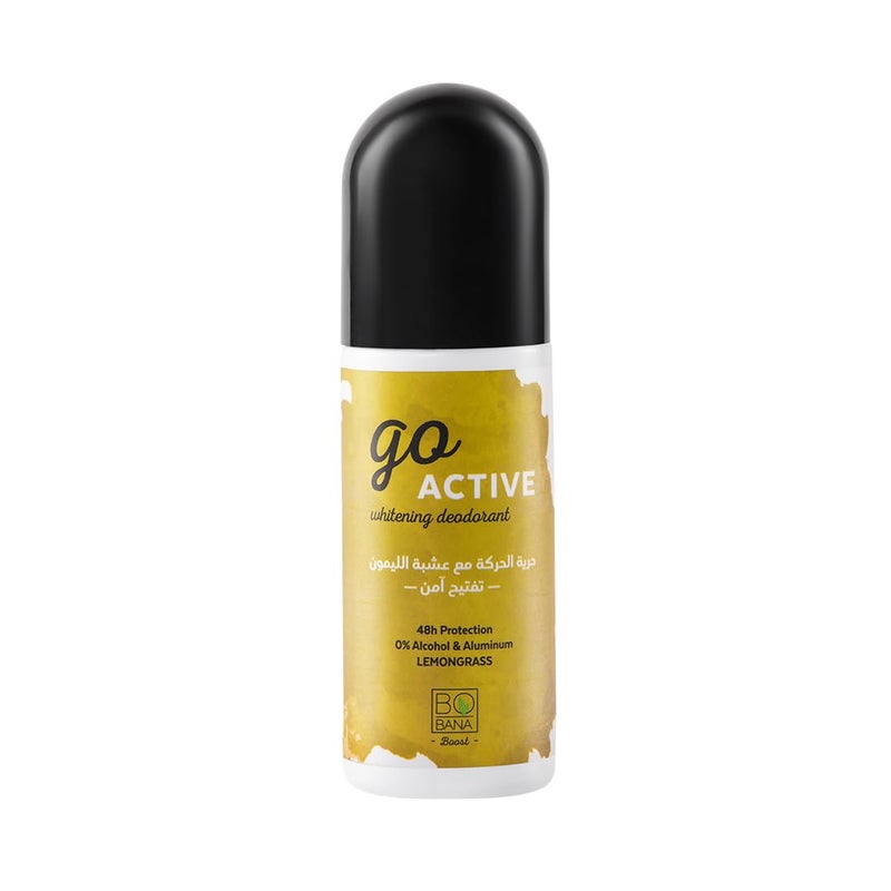 BOBANA GO ACTIVE ROLL-ON WHITENING DEODORANT WITH LEMONGRASS