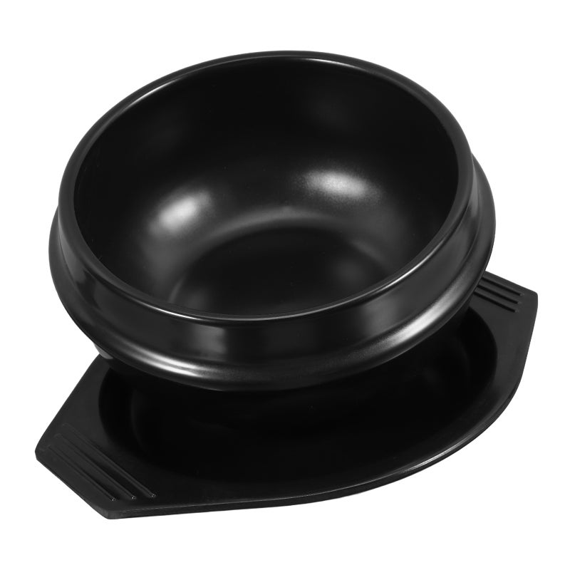 1Pc Ceramic Casserole Rice Pot Bibimbap Pot Household Supply Kitchen Cooking Pot - Image 1