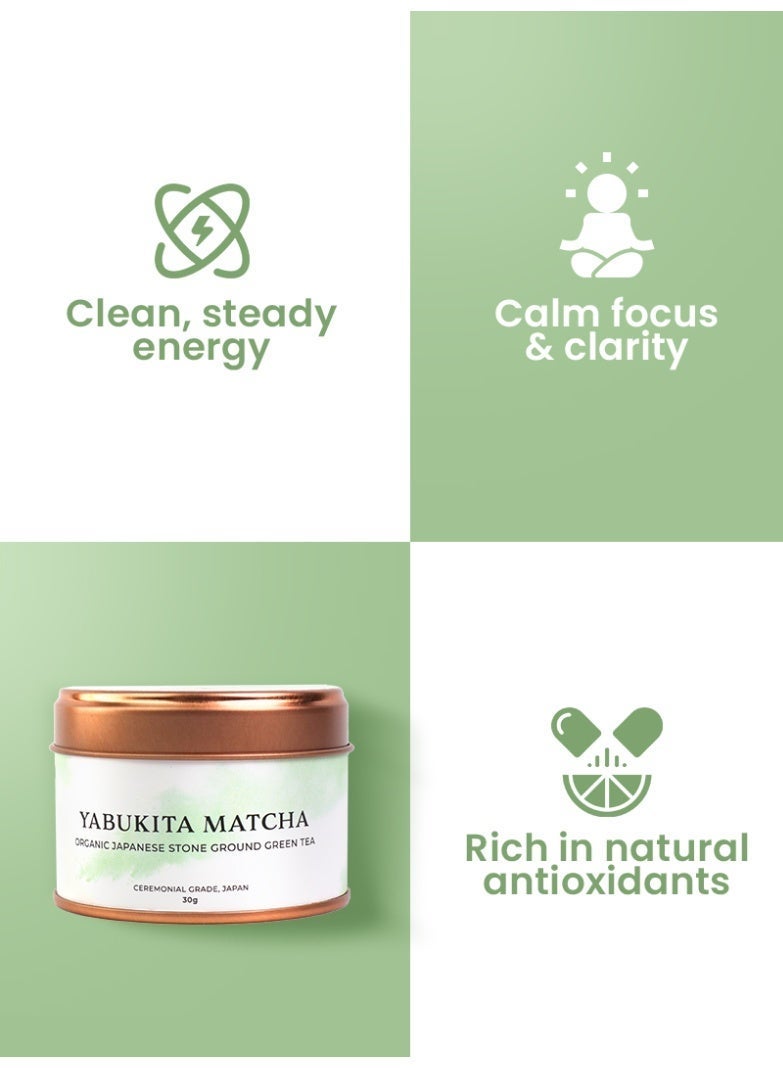 تيلاند شاي ماتشا الأخضر يابوكيتا عضوي ياباني فاخر 30 جم - Image 5