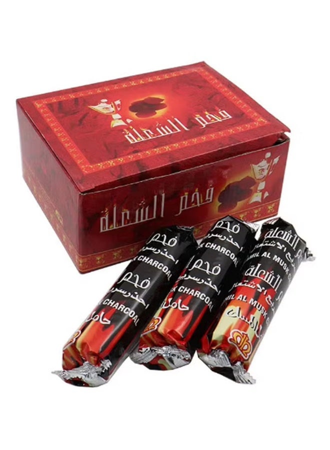 Hamil Al Musk Fast-Lighting  Charcoal for Incense | 100 Tablets | Easy & Instant Ignition | 45-Mins Clean Burn | Spark-Free | 33mm Tablets from AlShola - Image 1