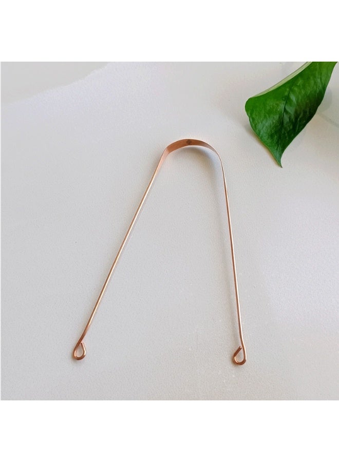 Copper Tongue Cleaner Scraper for Fresh Breath, 12 Pieces - Image 4