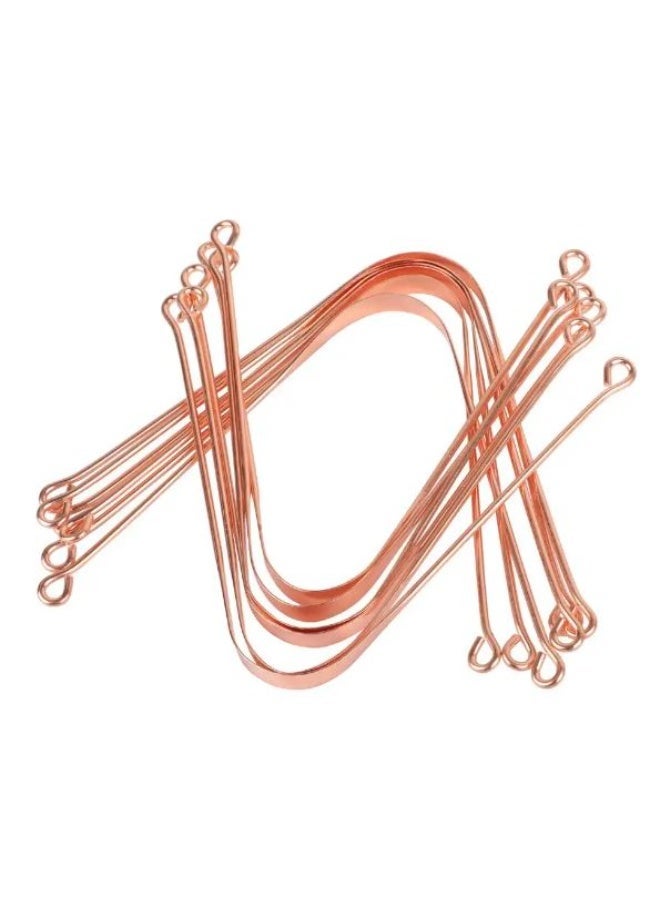 Copper Tongue Cleaner Scraper for Fresh Breath, 12 Pieces - Image 2