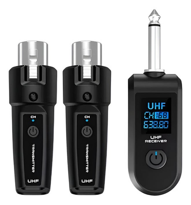 نظام محول ميكروفون لاسلكي UHF مع XLR AAA
