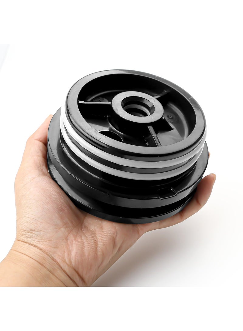 SYOSI Membrane Cap End for 4" Bottom Diameter with 2 O-Rings, Stainless Steel Material for RO Membrane Housing Pressure Vessel – Durable and Leak-Proof Solution for Reverse Osmosis Systems - Image 3