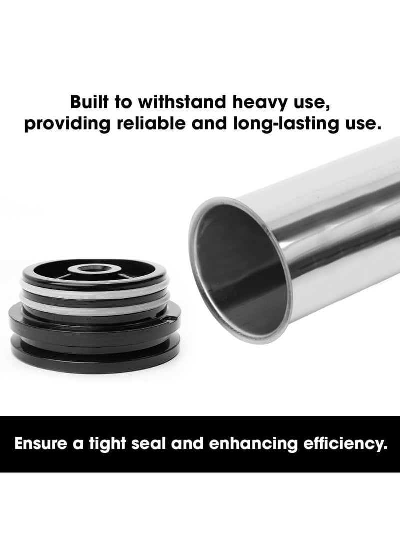 SYOSI Membrane Cap End for 4" Bottom Diameter with 2 O-Rings, Stainless Steel Material for RO Membrane Housing Pressure Vessel – Durable and Leak-Proof Solution for Reverse Osmosis Systems - Image 5