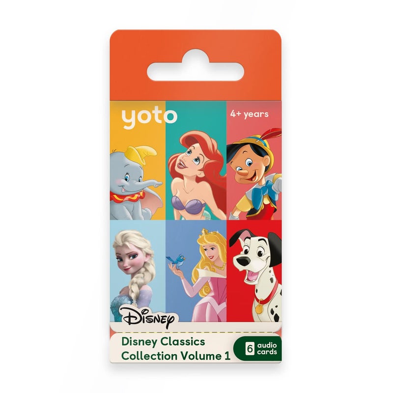 YOTO Disney Classics Collection: Vol. 1 â€“ Kids 6 Audio Cards for Use with Player & Mini All-in-1 Audio Device, Educational Screen-Free Listening with Fun Playtime Bedtime Travel Stories, Ages 4+ - Image 1