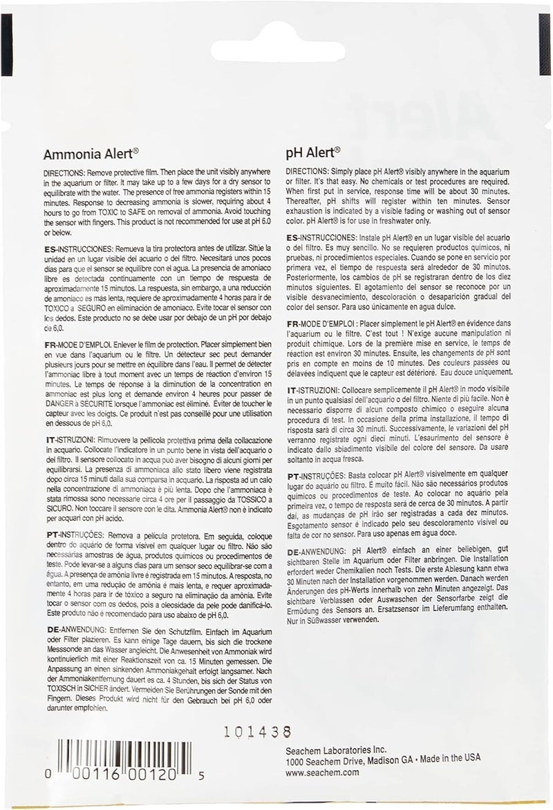 Seachem Alert Combo pH & Ammonia Continuous Monitoring System for Freshwater and Marine Aquariums - Image 3