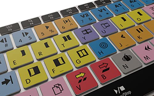 KB Covers Avid Media Composer Keyboard | Backlit Pro Aluminum Editing Keyboard for macOS Wired & Wireless Options | Color-Coded Shortcuts for Faster and Smarter Video Editing - Image 5