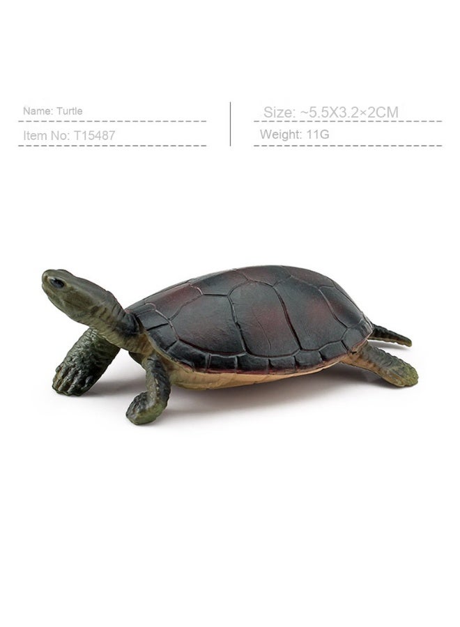 NIBEMINENT Realistic Amphibious Turtle Model