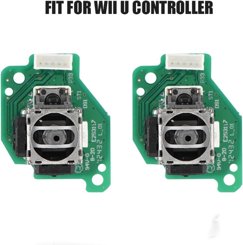 Tangxi 3D Joystick for Wii U, Left & Right Analog 3D Joystick Sticks Replacement for Wii U Gamepad Controller - Image 4