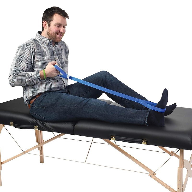 Sammons Preston Soft Flexible Leg Lifter 34 Long 3 Pack Leg Strap with Loops for Hands  Feet Easy to Use Mobility Aid  Leg Riser for Getting in  Out of Beds Cars  Wheelchairs - Image 5