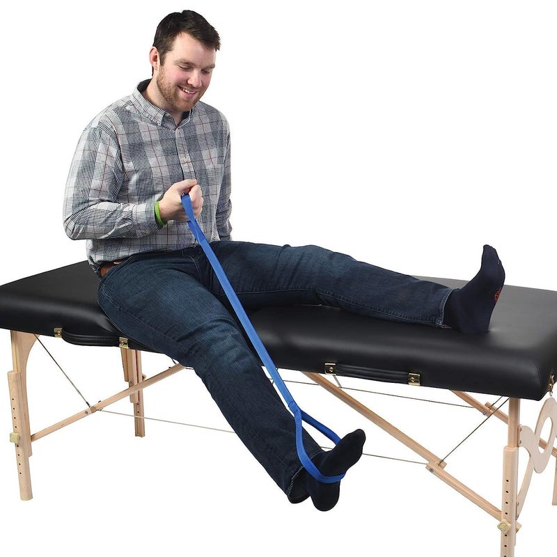 Sammons Preston Soft Flexible Leg Lifter 34 Long 3 Pack Leg Strap with Loops for Hands  Feet Easy to Use Mobility Aid  Leg Riser for Getting in  Out of Beds Cars  Wheelchairs - Image 4