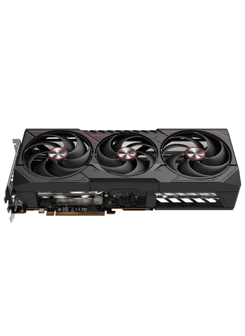 Sapphire - Pulse AMD Radeon™ RX 9070 XT 16GB GDDR6 Graphics Card - PCIe 5.0, 2970 MHz Boost Clock, 64 Compute Units, 64MB Infinity Cache, 4K/8K Resolution Support, Tri-X Cooling, AV1 Encode/Decode, FreeSync, HDMI 2.1, DisplayPort 2.1, 304W Power Consumption | 11348-03-20G - Image 1