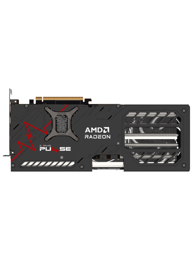 Sapphire - Pulse AMD Radeon™ RX 9070 XT 16GB GDDR6 Graphics Card - PCIe 5.0, 2970 MHz Boost Clock, 64 Compute Units, 64MB Infinity Cache, 4K/8K Resolution Support, Tri-X Cooling, AV1 Encode/Decode, FreeSync, HDMI 2.1, DisplayPort 2.1, 304W Power Consumption | 11348-03-20G - Image 1