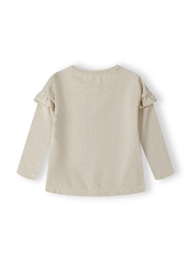 مينوتي Kids Reverse Sequin Long Sleeved  Top