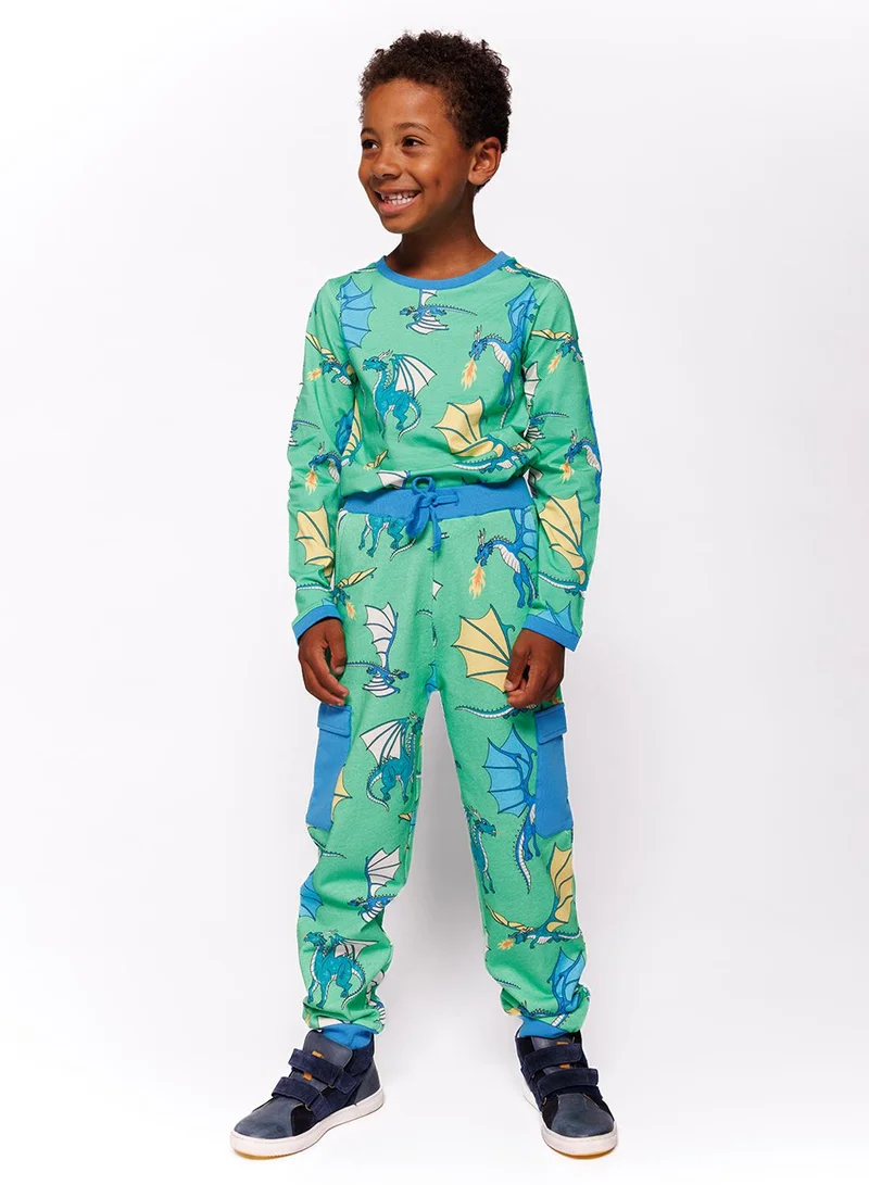 Småfolk Pants with flying dragons