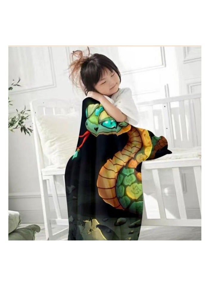 general Baby and children's cartoon flannel thin blanket (warm and comfortable, suitable for sleep, games) 70cm*100cm - 515 - Image 1