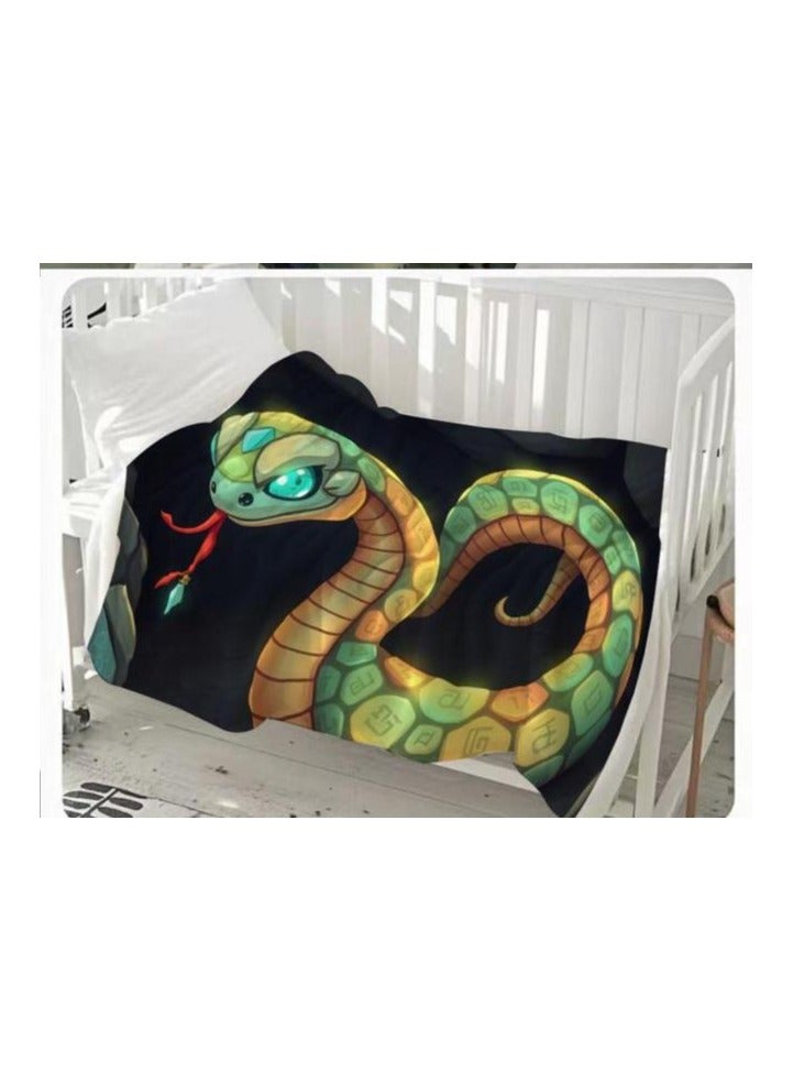 general Baby and children's cartoon flannel thin blanket (warm and comfortable, suitable for sleep, games) 70cm*100cm - 515 - Image 2