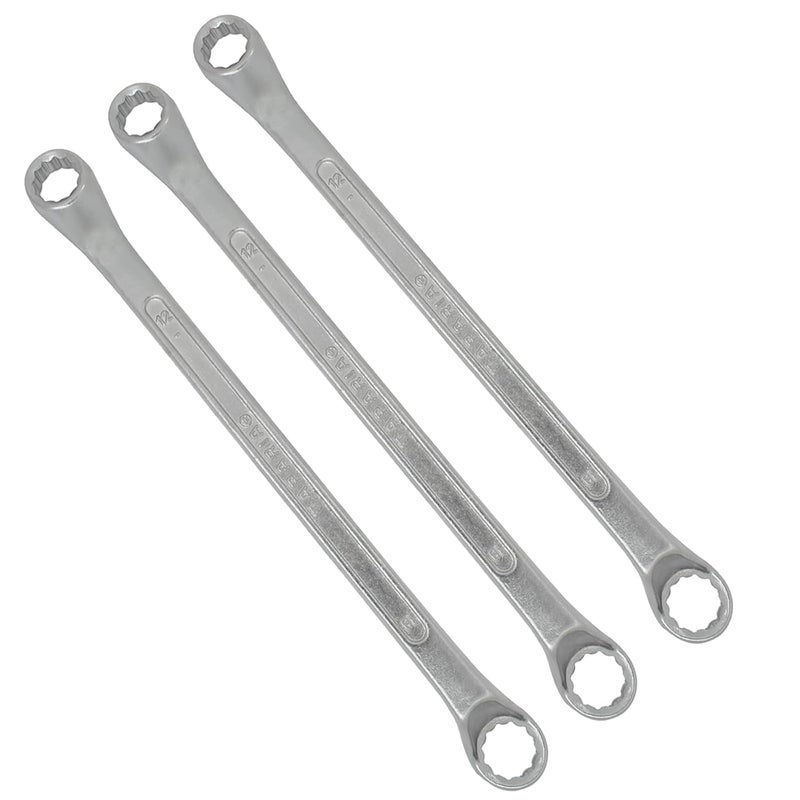 Taparia Taparia 1812 x 13 Steel Ring Spanner Multicolour Hand Tools for Professionals Pack of 3  - Image 1