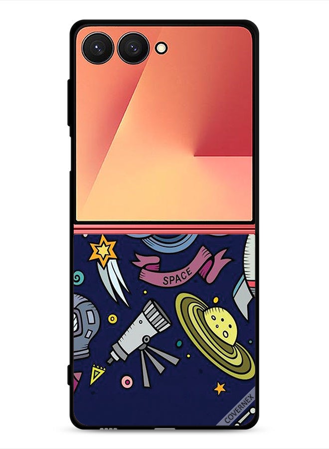 Covernex Samsung Galaxy Z Flip7 Protective Case Cover Space Art - Image 1