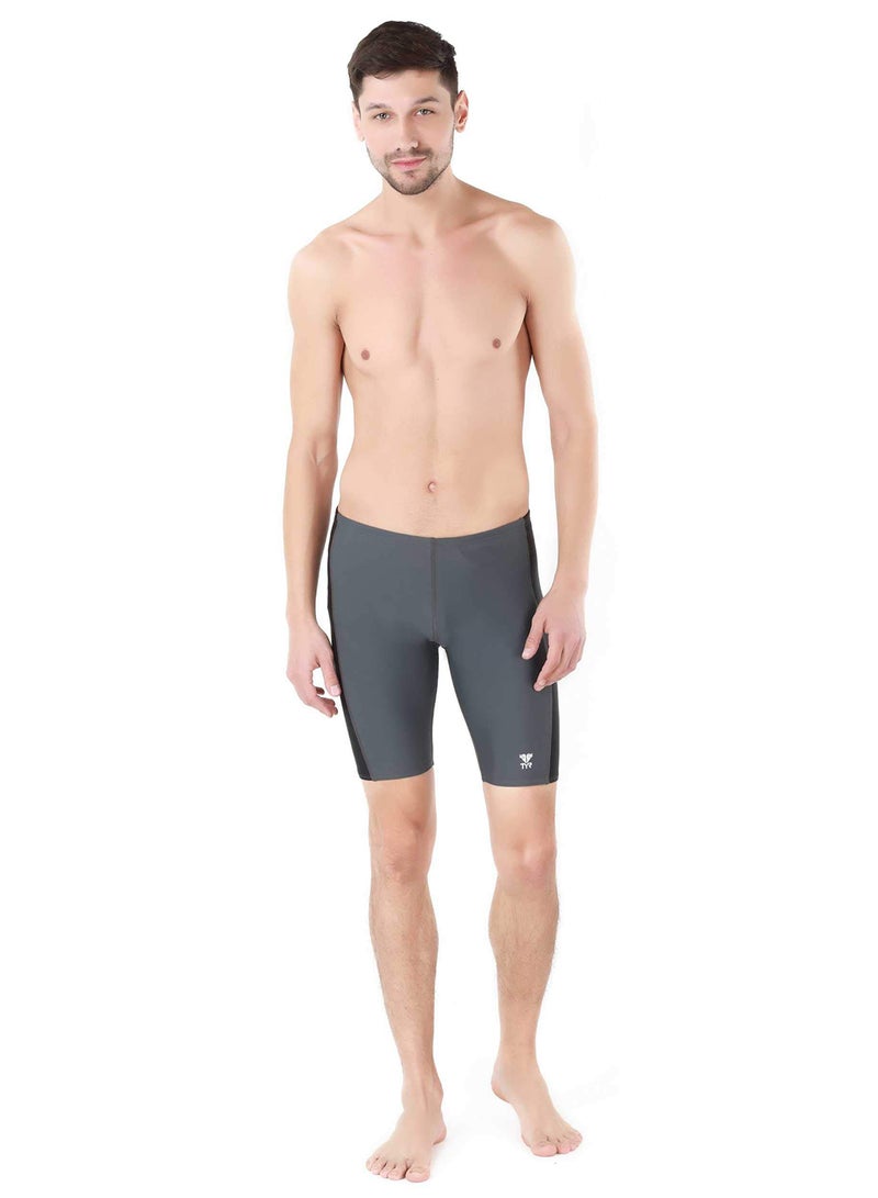 TYR Alliance Swimming Jammer for Men (Grey,3XL) - Image 1