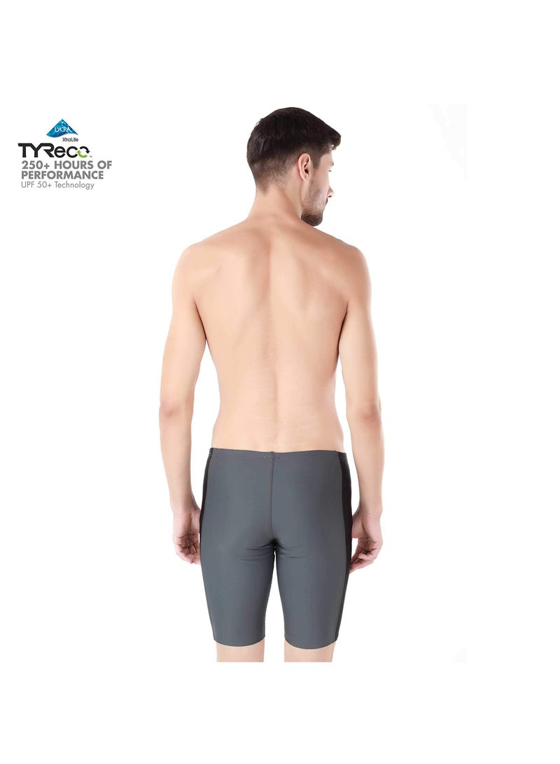 TYR Alliance Swimming Jammer for Men (Grey,3XL) - Image 2