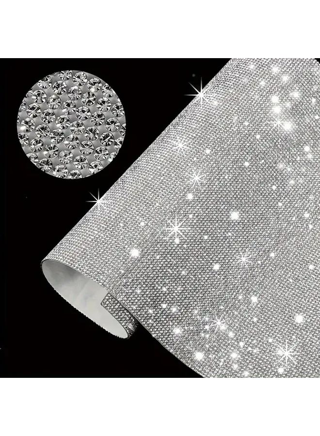 Self Adhesive Sticker 7 87x4 72 Inch Silver Color For DIY Home Car Decoration - Image 2