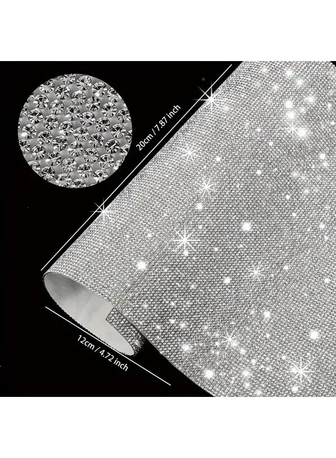 Self Adhesive Sticker 7 87x4 72 Inch Silver Color For DIY Home Car Decoration - Image 4